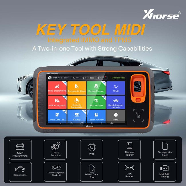 Xhorse Key Tool MIDI | Programmatore IMMO e TPMS 2 in 1