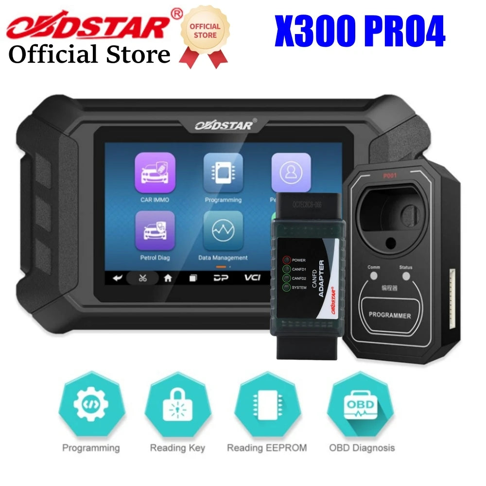 OBDSTAR X300 Pro4 Key Master 5 – Programmatore automatico full system con IMMO completo, stesse funzioni IMMO di X300 DP Plus