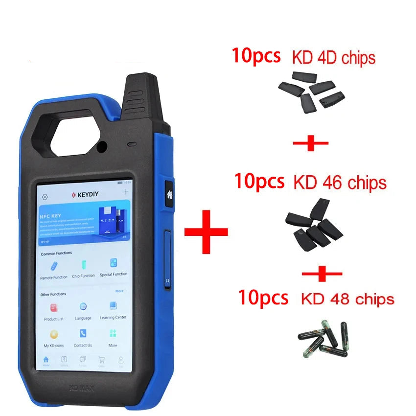 KeyDIY KD Max – Programmatore chiavi multifunzionale con sistema Android, WiFi e Bluetooth, generazione e clonazione transponder e remote (ID48 96 bit)