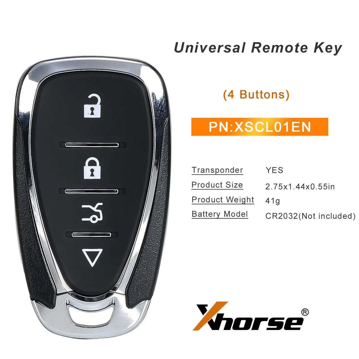 Xhorse serie XS | Smart key universali versioni XSKFF0EN, XSKFF1EN, XSCL01EN, XSCD01EN, XSDFX1EN, XM38, XSFO02EN | Versione inglese