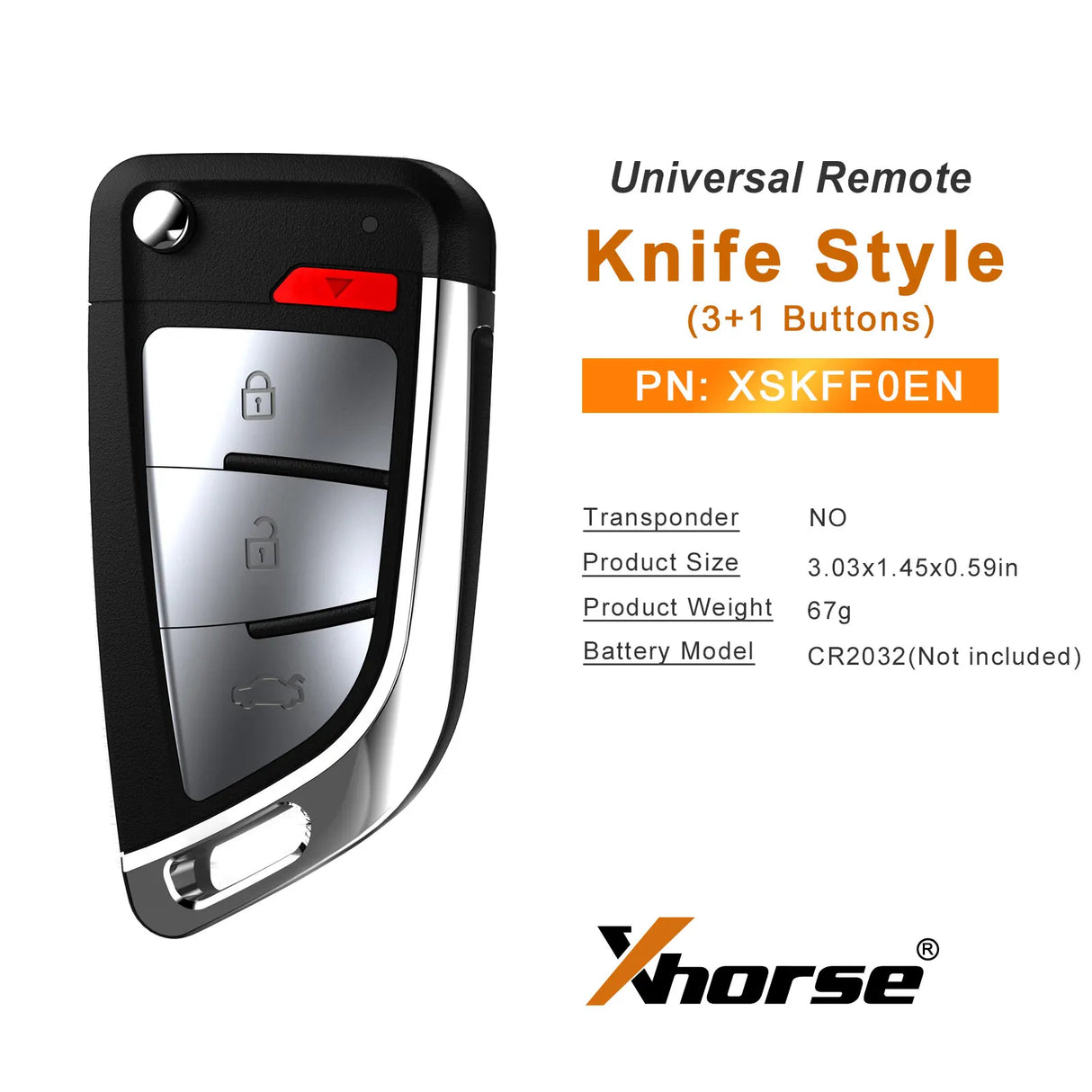 Xhorse serie XS | Smart key universali versioni XSKFF0EN, XSKFF1EN, XSCL01EN, XSCD01EN, XSDFX1EN, XM38, XSFO02EN | Versione inglese