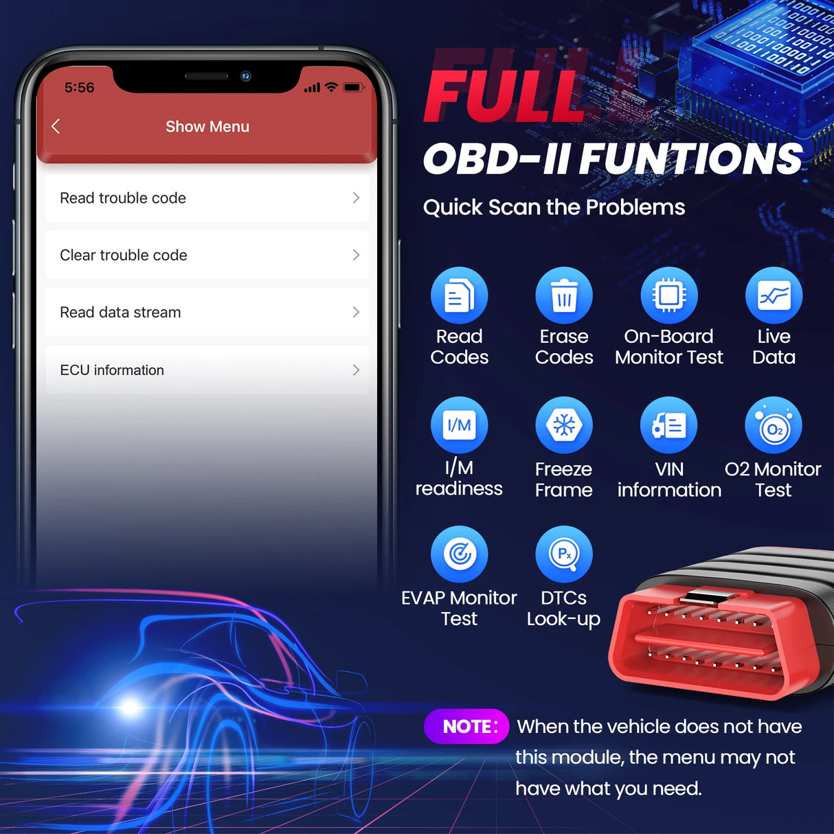 THINKCAR Thinkdiag Mini Bluetooth OBD2 Scanner | Strumento diagnostico per auto lettura del codice di guasto