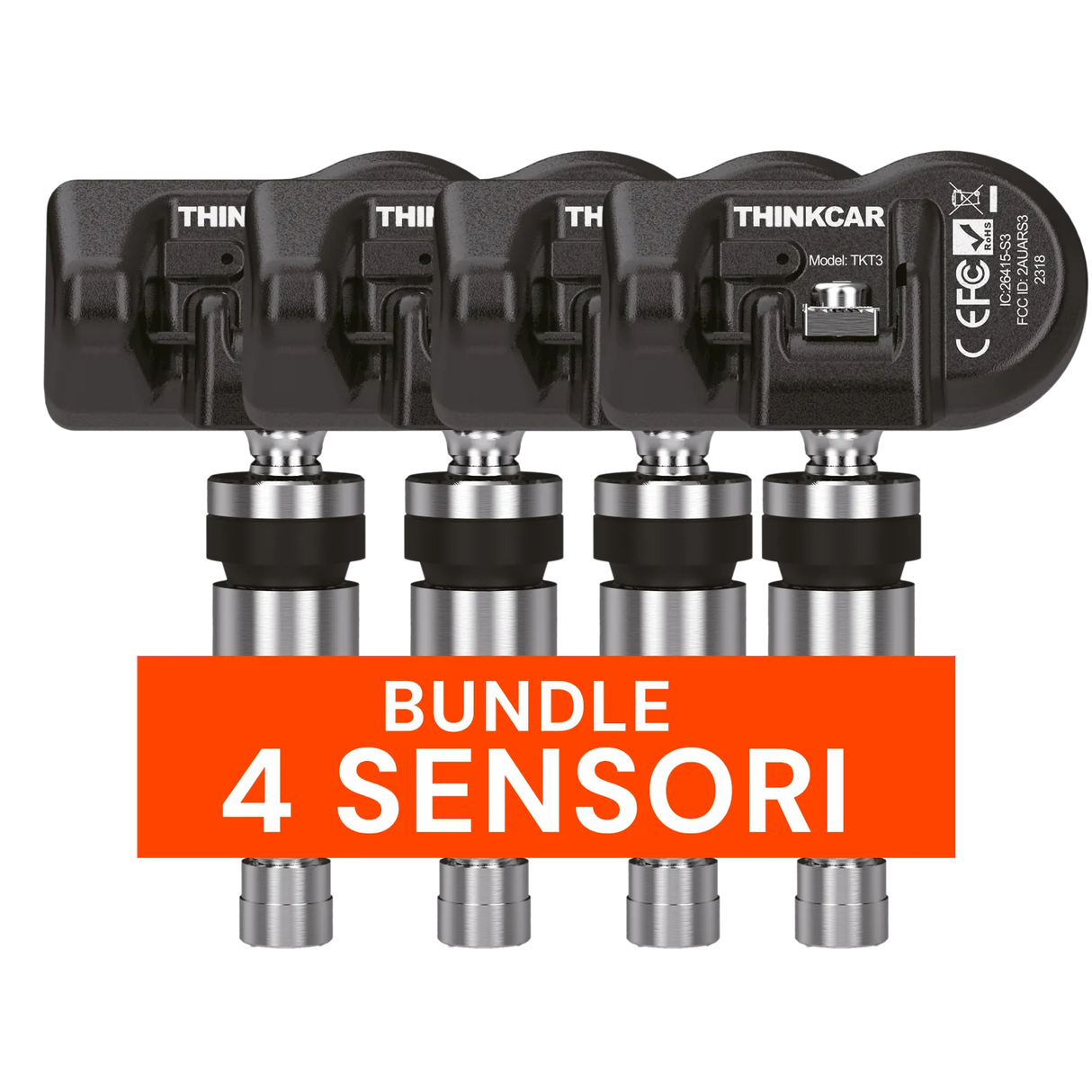 Bundle 4 sensori di pressione pneumatici Thinkcar S3