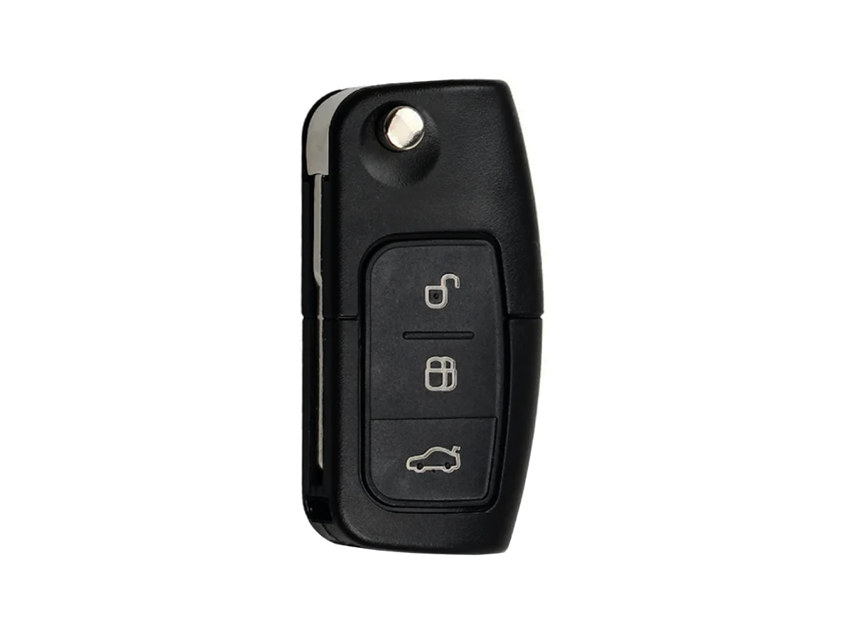 Chiave auto compatibile Ford Focus, Fiesta, C-Max, Escape, Transit, Transit Connect | Lama HU101 | 3 tasti | 433Mhz