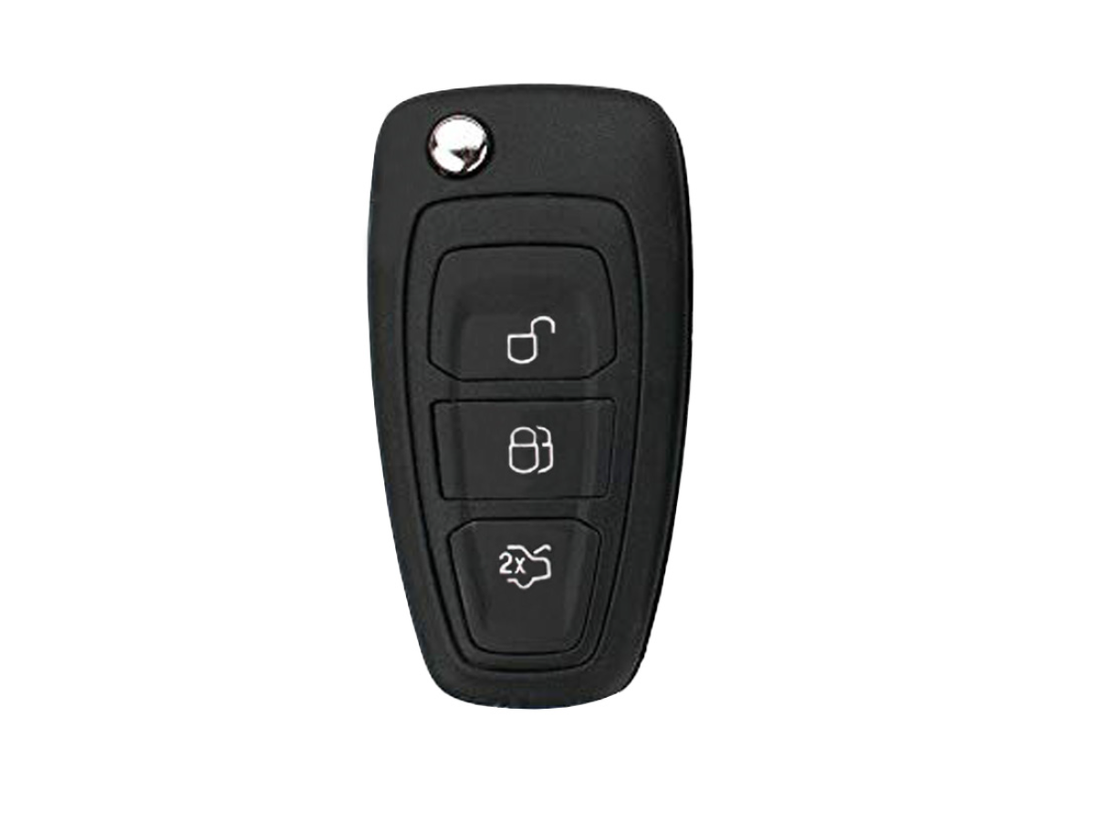 Chiave auto compatibile Ford Focus, Fiesta, C-Max, Escape, Transit, Transit Connect | Lama HU101 | 3 tasti | 433Mhz ASK