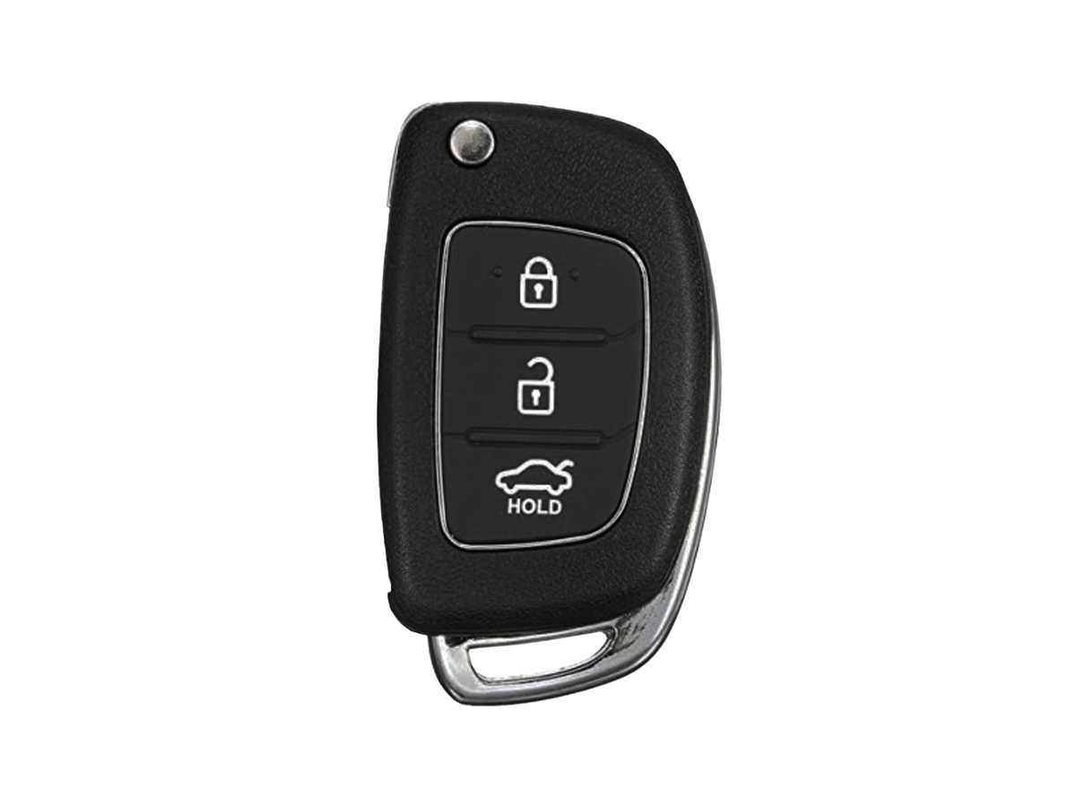 Chiave auto compatibile Hyundai ix25, ix35, ix45, Elantra, Santa Fe, Sonata | Lama TOY40 | 3 tasti | 433Mhz