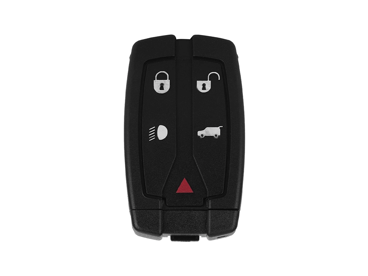 Chiave auto compatible Land-Rover Discovery 3, Range Rover Sport, Range Rover, Evoque, Discovery Sport, Defender | HU101 | 5 tasti | Keyless | 433Mhz