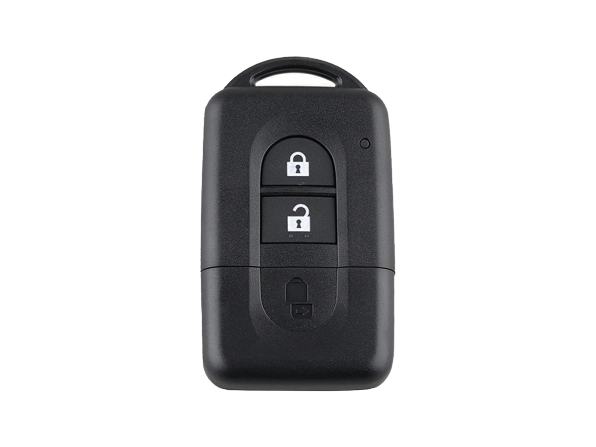 Chiave auto compatibile Nissan X-Trail, Micra, Juke, Navara, Note, Pathfinder, Qashqai | Lama NSN14 | 2 tasti | Keyless | 433Mhz