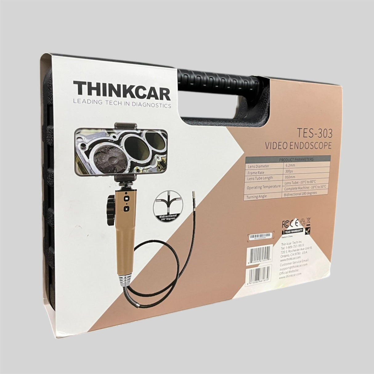 Endoscopio per ispezioni Thinkcar TES 303 | Accessorio smartphone | Per ispezioni professionali
