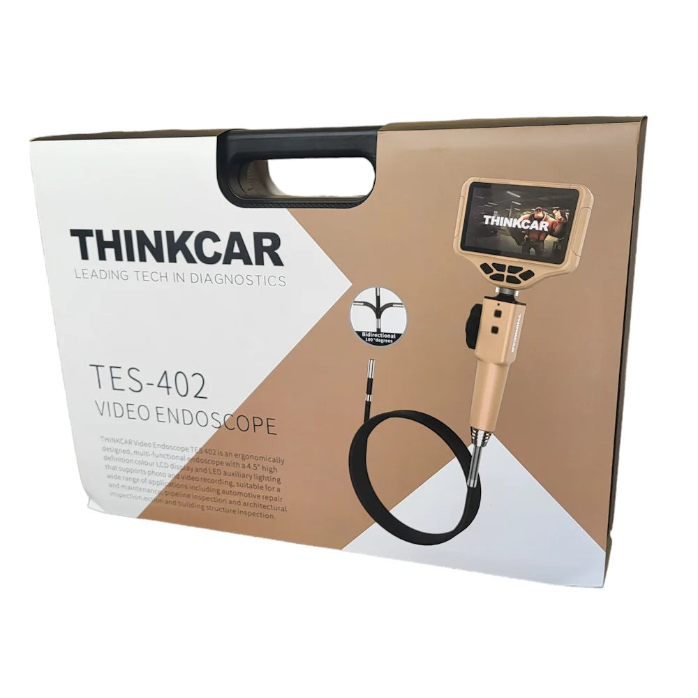 Endoscopio per ispezioni Thinkcar TES 402 | Display da 4,5 pollici | Tubo flessibile manovrabile | Per ispezioni professionali