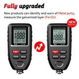 TC100 – Calibro per la misurazione dello spessore rivestimento fino a 0,1 Micron (0-1300 μm) | Tester manuale per vernice auto FE/NFE