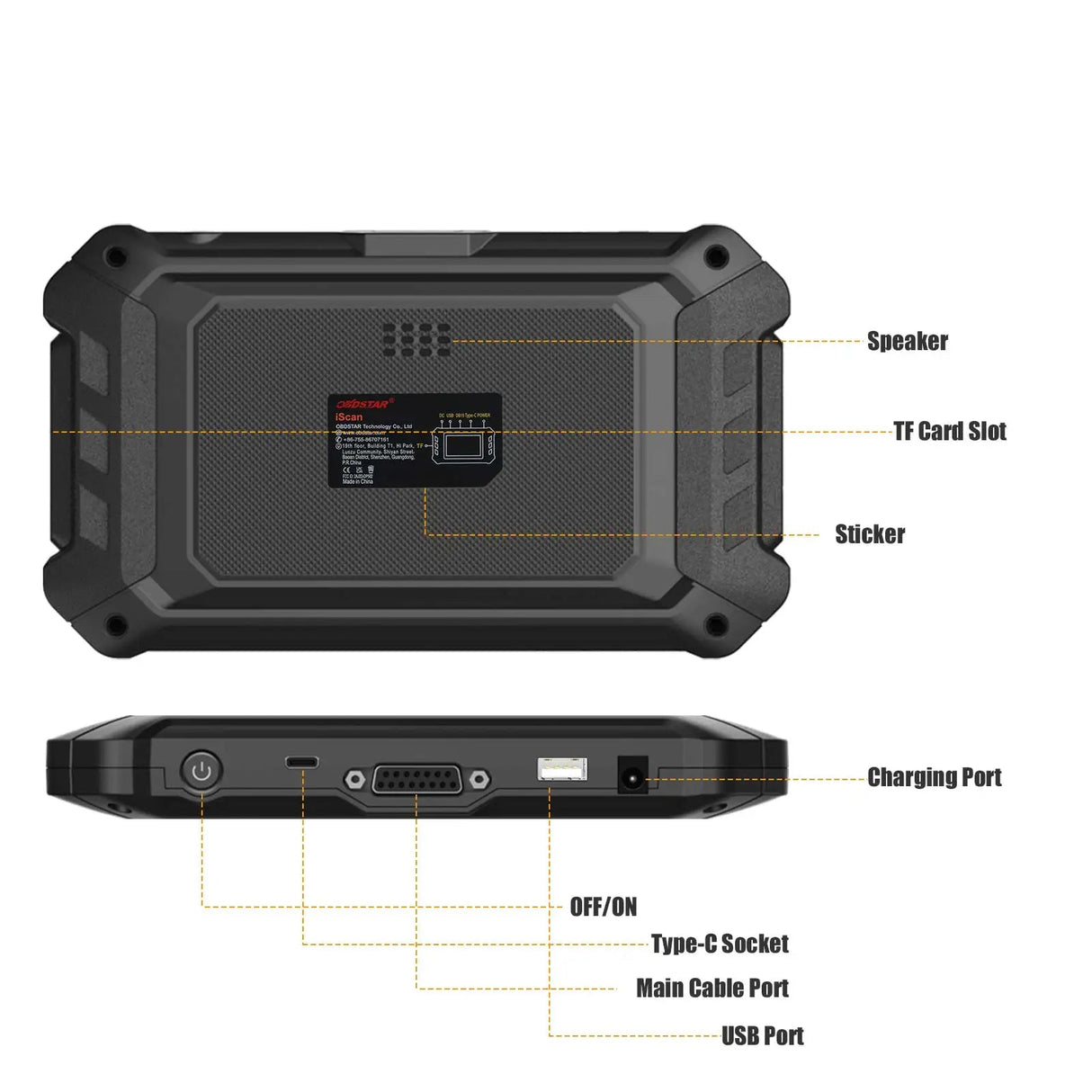 Strumento diagnostico marino OBDSTAR iScan Marine MERCURY con cavo M064