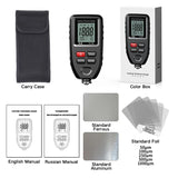 TC100 – Calibro per la misurazione dello spessore rivestimento fino a 0,1 Micron (0-1300 μm) | Tester manuale per vernice auto FE/NFE