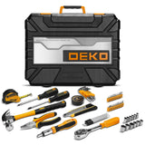 Set di attrezzi da 228 pezzi DEKO – Chiavi a tubo e strumenti di riparazione automatica in valigetta rigida