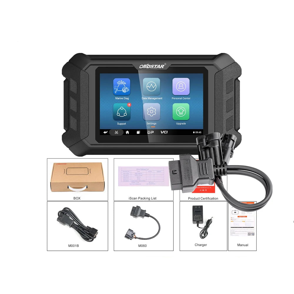 Strumento diagnostico marino OBDSTAR iScan Marine MERCURY con cavo M064
