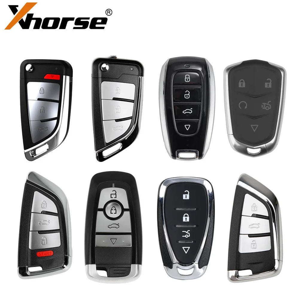 Xhorse serie XS | Smart key universali versioni XSKFF0EN, XSKFF1EN, XSCL01EN, XSCD01EN, XSDFX1EN, XM38, XSFO02EN | Versione inglese