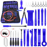 Set di strumenti di smontaggio plastiche auto e moto in plastica ABS di grande resistenza | Kit da 43 pezzi