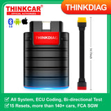 Thinkcar Thinkdiag versione 2025 – Scanner OBD2 diagnostico auto, codifica ECU, test attivi, 16 reset, oltre 115 marchi supportati + 1 anno software gratuito