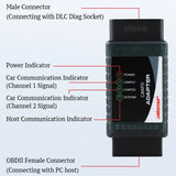 OBDSTAR CANFD – Adattatore CAN-FD compatibile con X300 DP Plus, Key Master 5 (Pro4) e P50