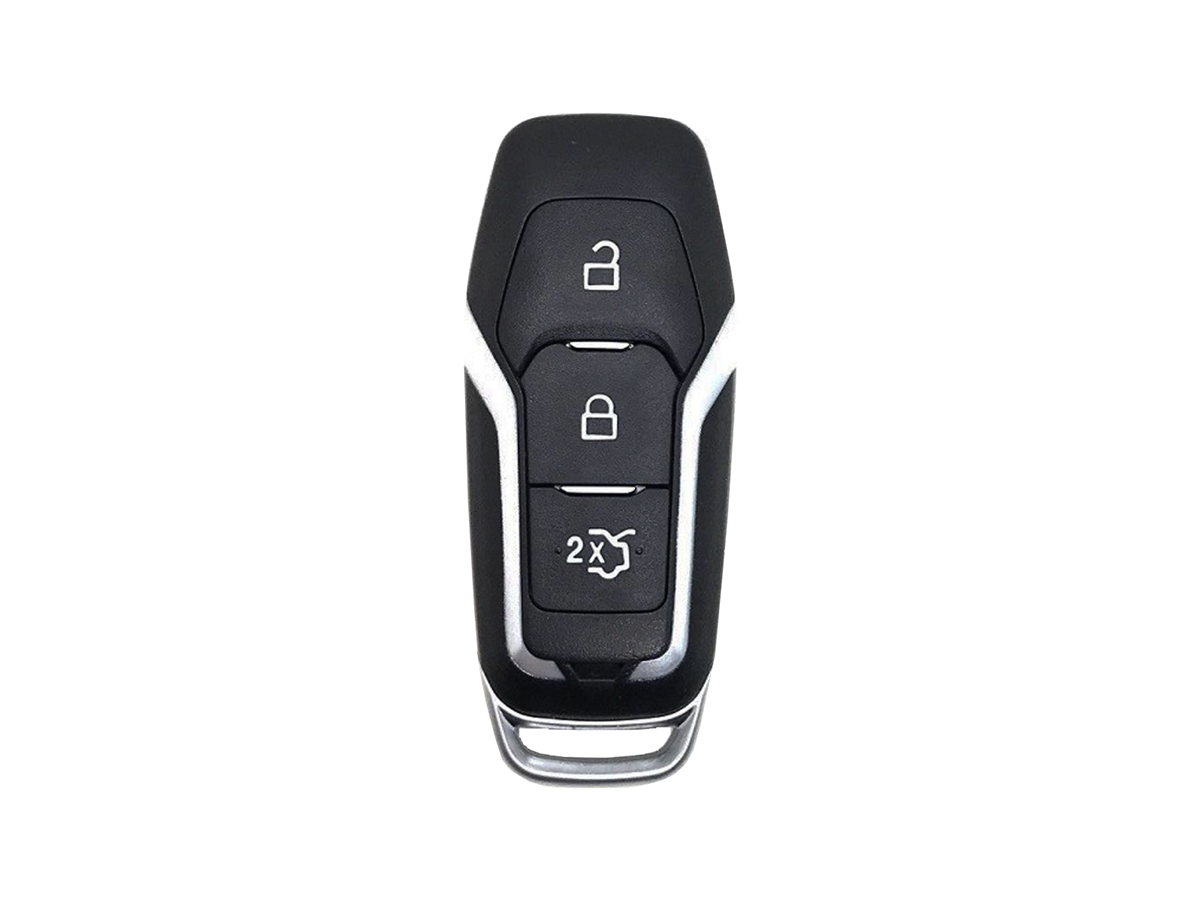 Chiave auto compatibile Ford Fusion, Explorer, Edge, Mustang, Mondeo | Lama HU101 | 3 tasti | Keyless | 433Mhz