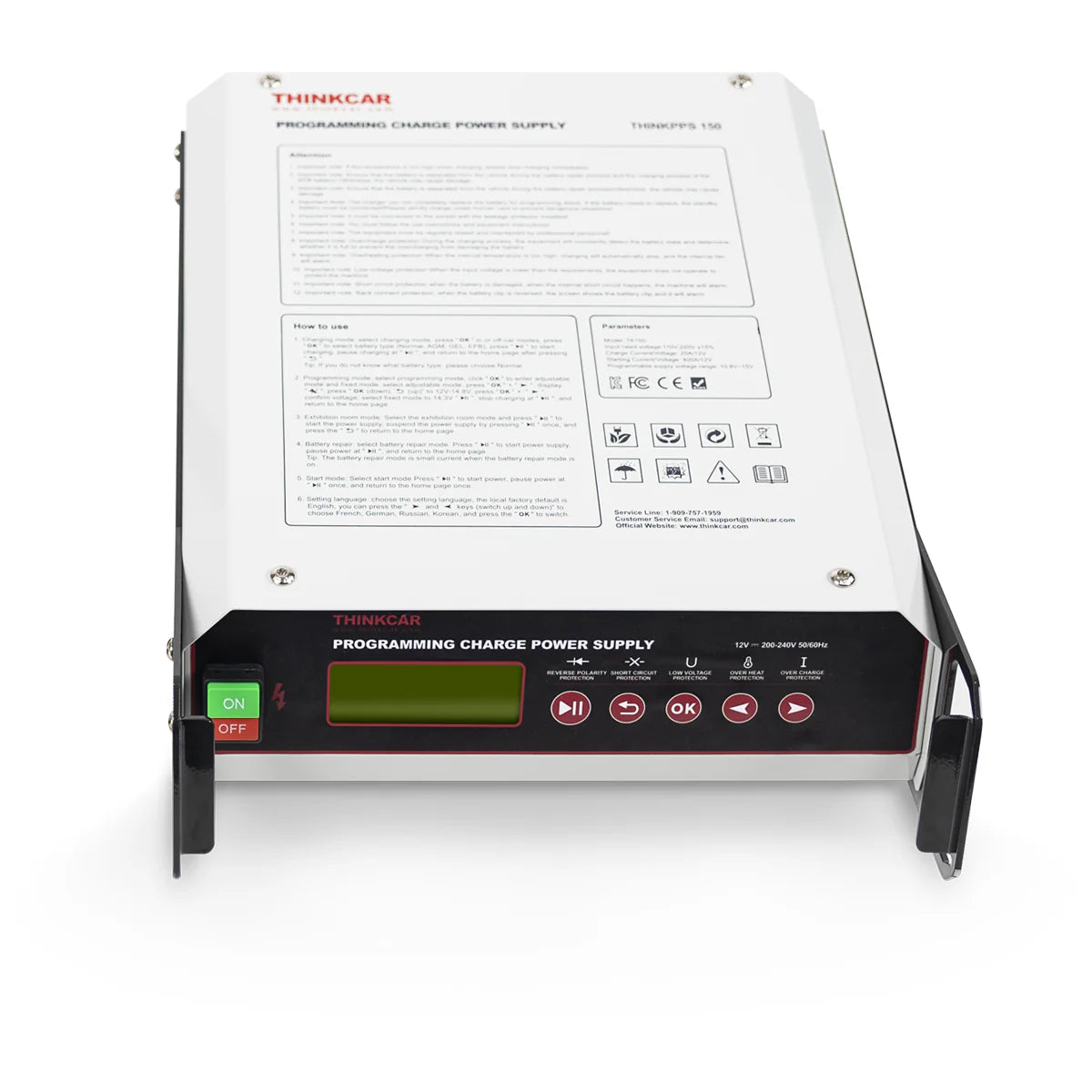Mantenitore di carica per batteria auto Thinkcar ThinkPPS150 | Per auto e veicoli commerciali